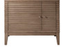 Linear 36" Single Vanity, Whitewashed Walnut
