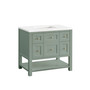 Breckenridge 36" Single Vanity, Smokey Celadon