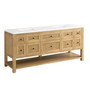 Breckenridge 72" Double Vanity, Light Natural Oak