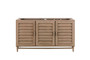 Portland 60" Double Vanity, Whitewashed Walnut
