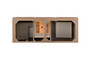 Portland 60" Double Vanity, Whitewashed Walnut