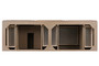 Portland 72" Double Vanity, Whitewashed Walnut