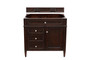 Brittany 36" Single Vanity, Burnished Mahogany