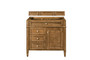 Brittany 36" Single Vanity, Saddle Brown