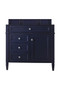 Brittany 36" Single Vanity, Victory Blue