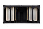 Brittany 48" Single Vanity, Black Onyx