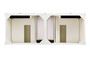 Brittany 60" Double Vanity, Bright White