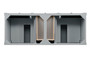 Brittany 60" Double Vanity, Urban Gray