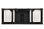 Brittany 60" Single Vanity, Black Onyx
