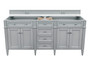 Brittany 72" Double Vanity, Urban Gray