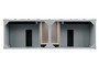 Brittany 72" Double Vanity, Urban Gray