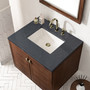 Amberly 30" Single Vanity, Mid-Century Walnut