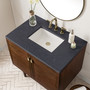 Amberly 36" Single Vanity, Mid-Century Walnut