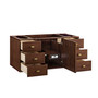 Amberly 48" Single Vanity, Mid-Century Walnut