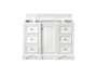 De Soto 48" Single Vanity, Bright White