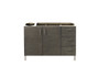 Metropolitan 48" Single Vanity, Silver Oak