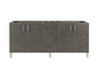 Metropolitan 72" Double Vanity, Silver Oak