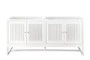 Athens 72" Double Vanity Cabinet, Glossy White
