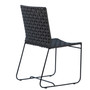Alice Indoor-Outdoor Flat Rope and Iron Dining Side Chair