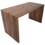 Camila 60" Rectangular Reclaimed Teak Waterfall Dining Counter Table