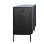 Cordilia 79" Reclaimed Pine and Iron Contemporary 4-Door Sideboard