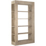 Datona 88" High Reclaimed Pine Warm Wash Block Bookcase