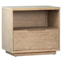 Finn Light Wash Acacia Single Drawer Storage Night Stand
