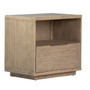 Finn Light Wash Acacia Single Drawer Storage Night Stand