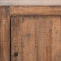 Kali 87"  Reclaimed Pine Textured Sideboard in Medium Brown
