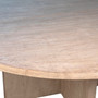 Landon 72" Round Reclaimed Pine Dining Table with Cross Base