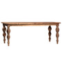 Owen Rectangular Reclaimed Mindi Wood Carved 4-Leg Dining Table