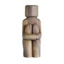 Reflection Hand Carved Suar Hardwood Tabletop Figurine Sculpture