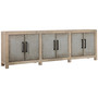 Evie 109" Reclaimed Pine Two-Tone 6-Door Sideboard