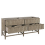 Emmeline 72" Double Vanity, Pebble Oak
