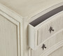Reeded Chest of Drawers, Cream
