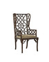 Regency Wingback Chair, Brown - Set of 2