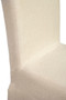 Linen Floor Length Slip Covered Parsons Chair - Set of 2