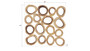 Chuleta Rings Wall Art, Chamcha Wood, Square, LG