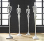 Lottie Sculpture, Resin, Silver Leaf