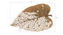 Birch Leaf Wall Art, Copper, XL