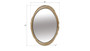 Broken Egg Mirror, White and Gold Leaf