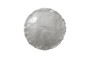 Cast Oil Drum Wall Discs, Silver Leaf, Set of 4