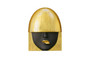 Fashion Faces Wall Art, Small, Black and Gold Leaf, Set of 3