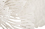 Flower Wall Art, Medium, White, Metal