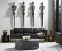 Lloyd Wall Sculpture, Resin, Bronze Finish