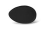 River Stone Coffee Table, Gel Coat Black, Small