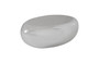 River Stone Coffee Table, Silver Leaf, Small