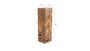 Teak Slice Pedestal, Square, LG