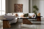 Blocks Wall Art, Chamcha Wood, Natural, LG
