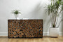Boscage Console Table, Iron Frame